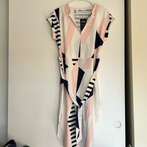 Multi colored casual office work dress NWT